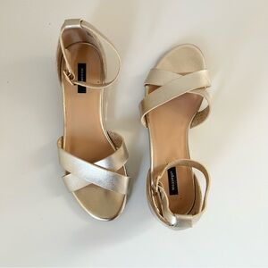 Women's Brooklyn Golden Wedge Sandal